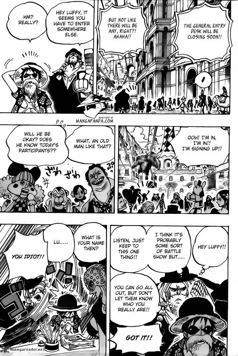One Piece Chapter 703: Waiting Room – Page 17