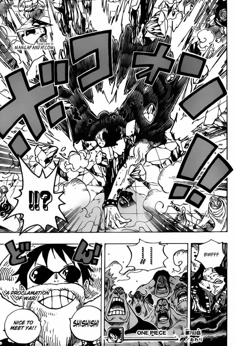 One Piece Chapter 703: Waiting Room – Page 21