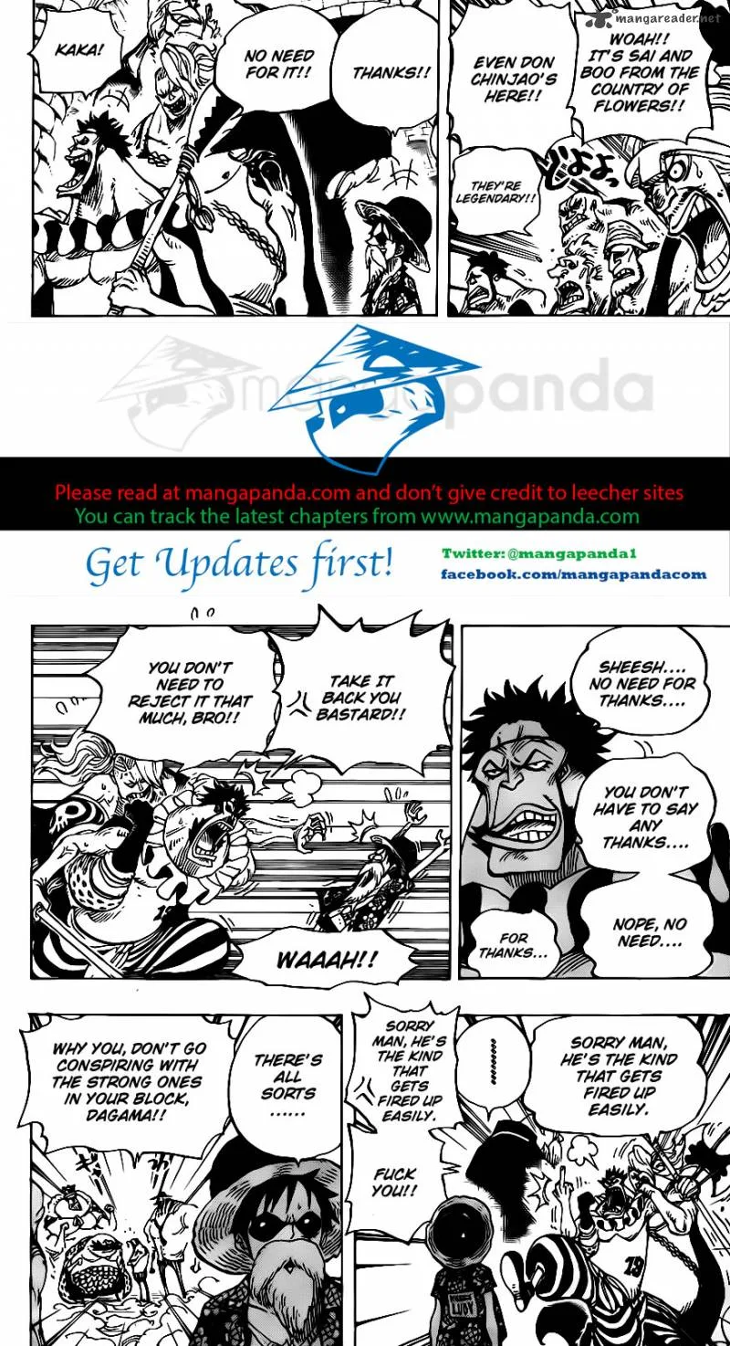 One Piece Chapter 704: The statue of Kyros and Lucy. – Page 6