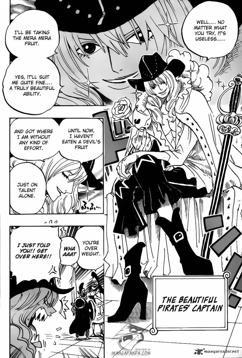 One Piece Chapter 704: The statue of Kyros and Lucy. – Page 12