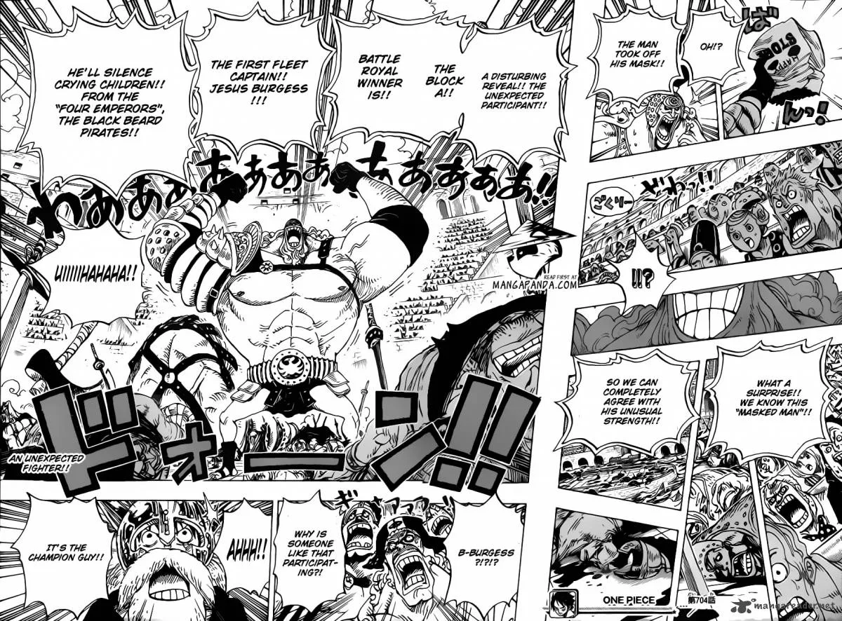 One Piece Chapter 704: The statue of Kyros and Lucy. – Page 20