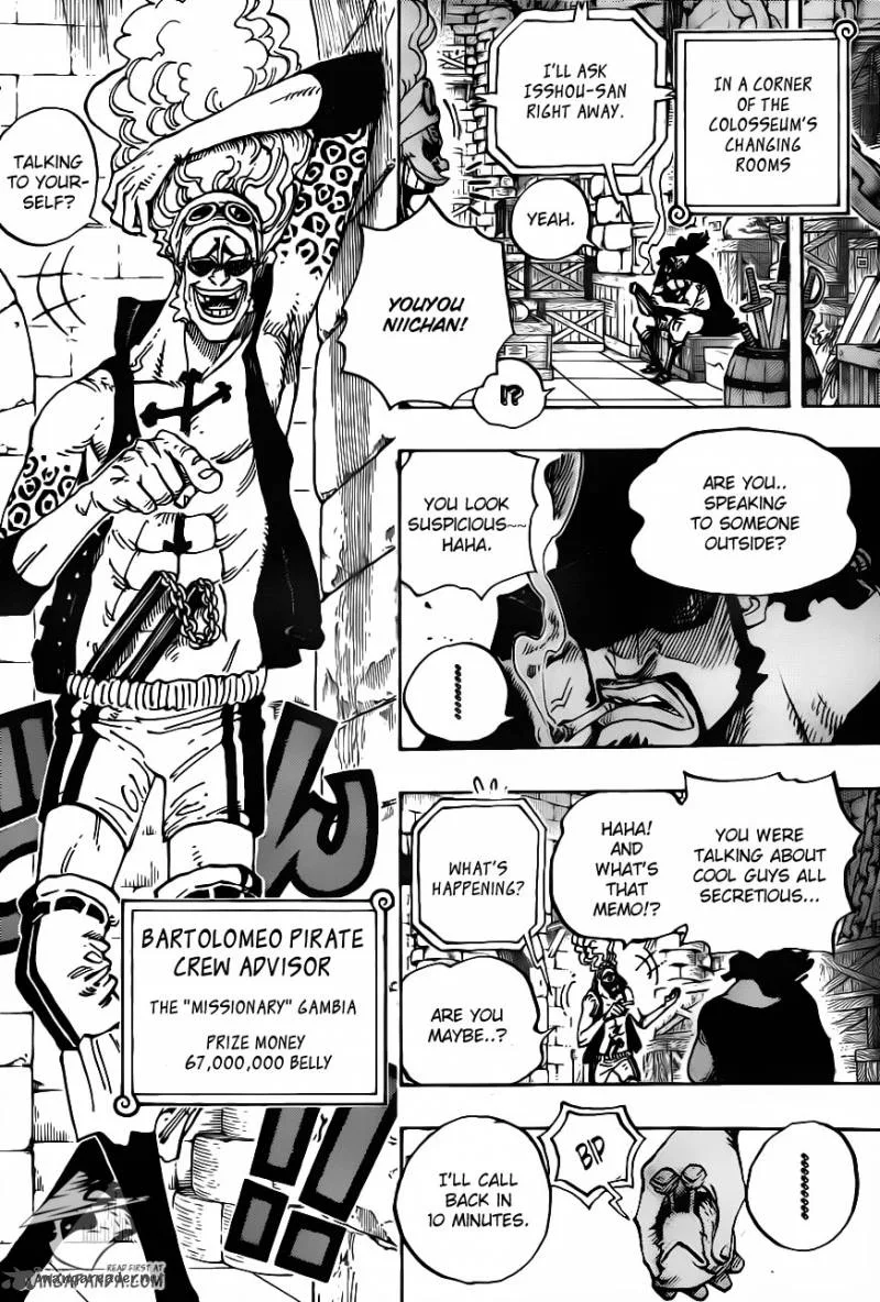 One Piece Chapter 705: Maynard The Pursuer – Page 5