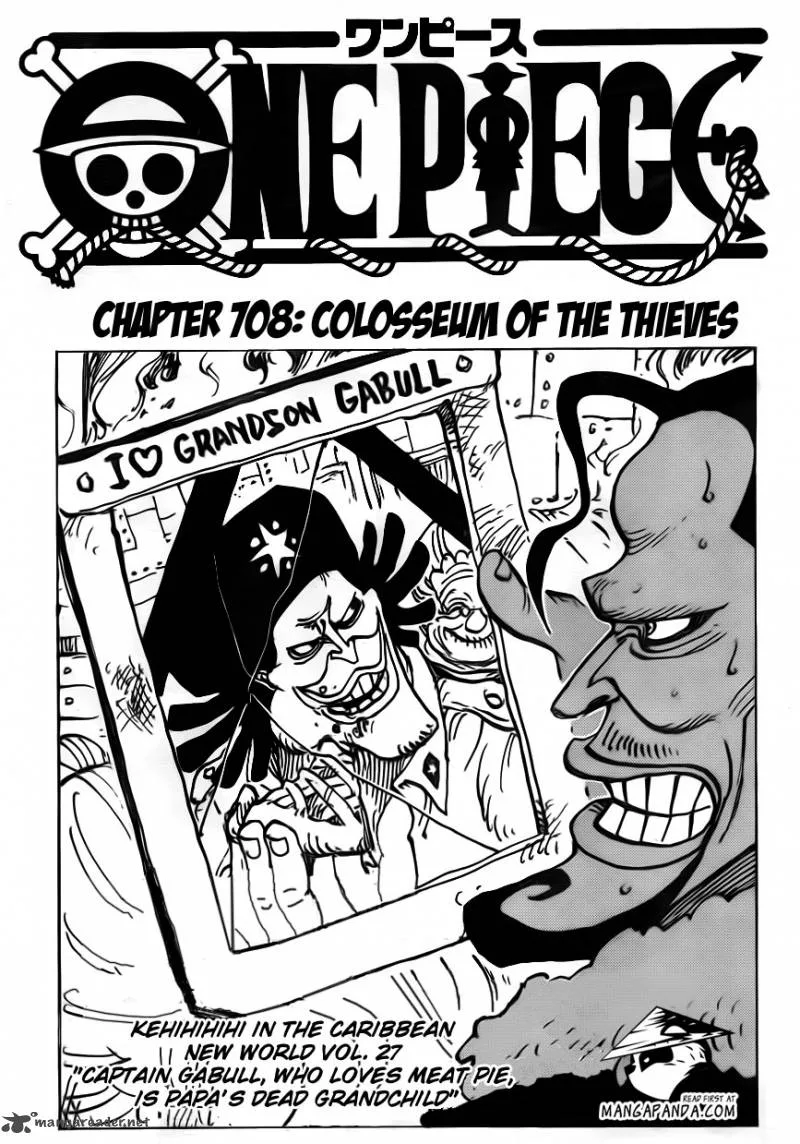 One Piece Chapter 708: Colosseum Of The Thieves – Page 3