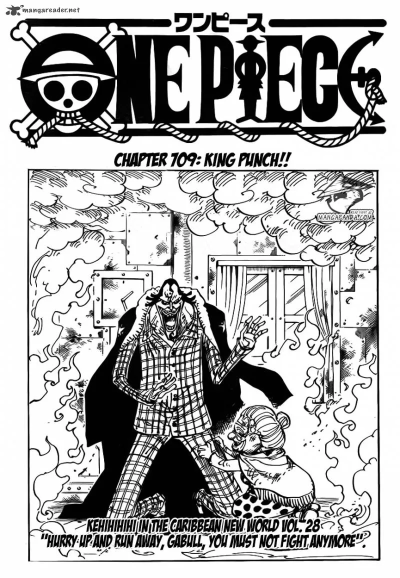 One Piece Chapter 709: King Punch!! – Page 3