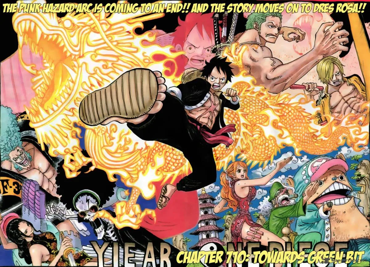 One Piece Chapter 710: Towards Green Bit – Page 2