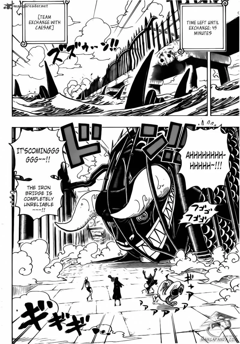 One Piece Chapter 710: Towards Green Bit – Page 4