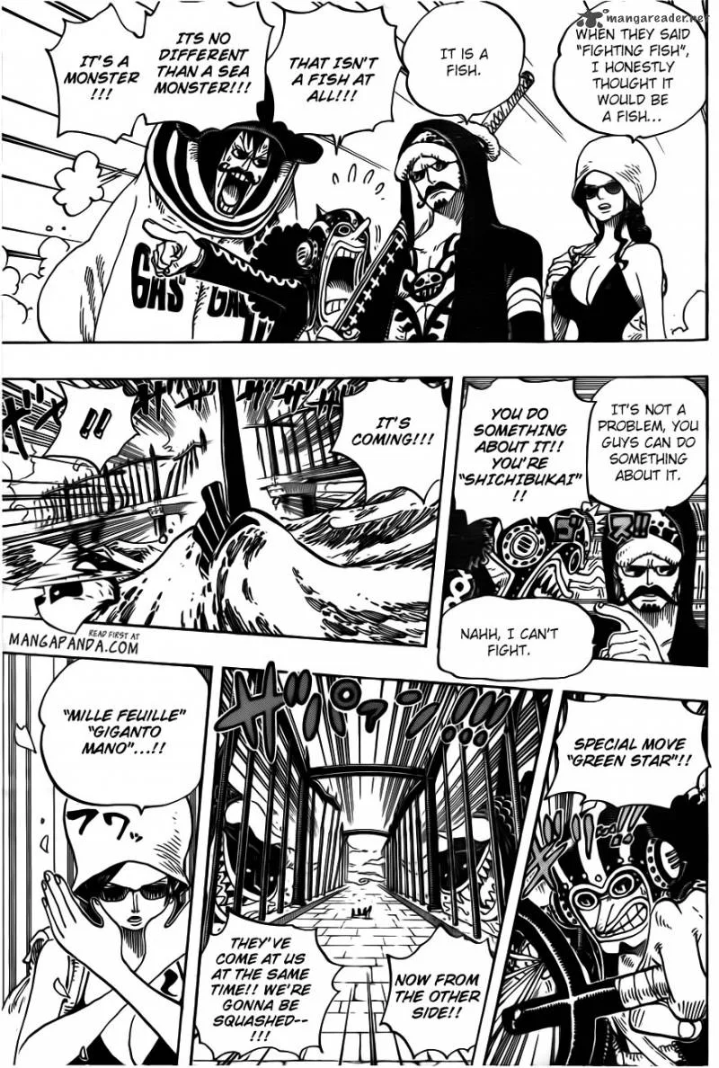 One Piece Chapter 710: Towards Green Bit – Page 5