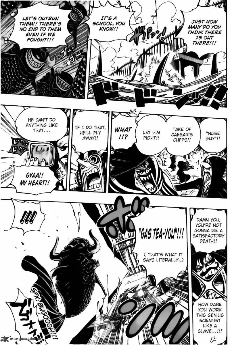 One Piece Chapter 710: Towards Green Bit – Page 7