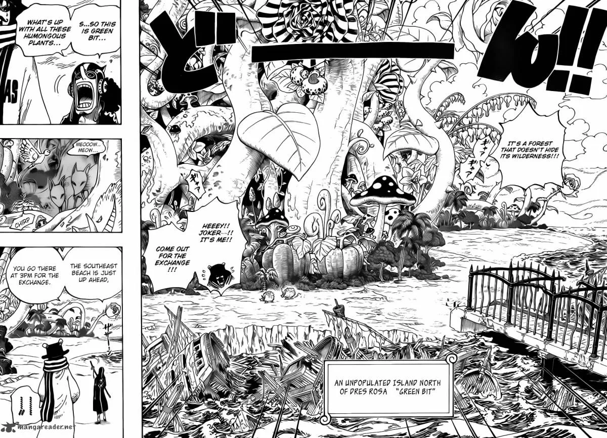One Piece Chapter 710: Towards Green Bit – Page 12
