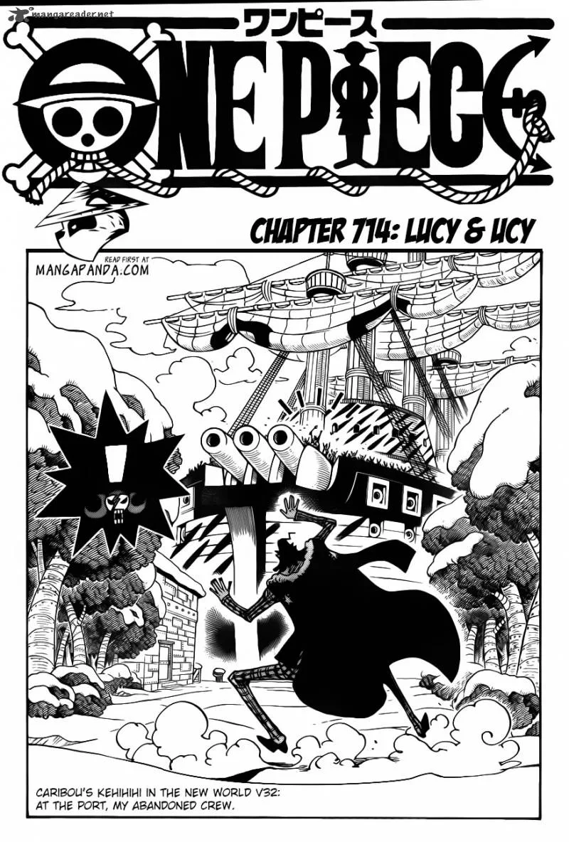 One Piece Chapter 714: Lucy & Ucy – Page 3