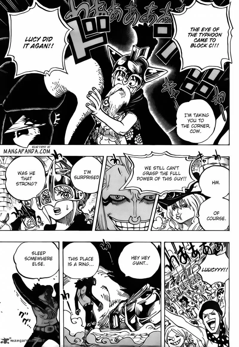 One Piece Chapter 715: Violent Fight In Block C – Page 5
