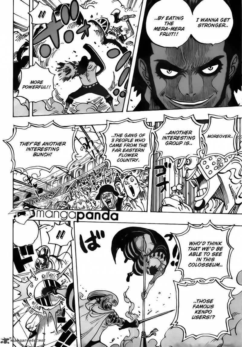 One Piece Chapter 715: Violent Fight In Block C – Page 7
