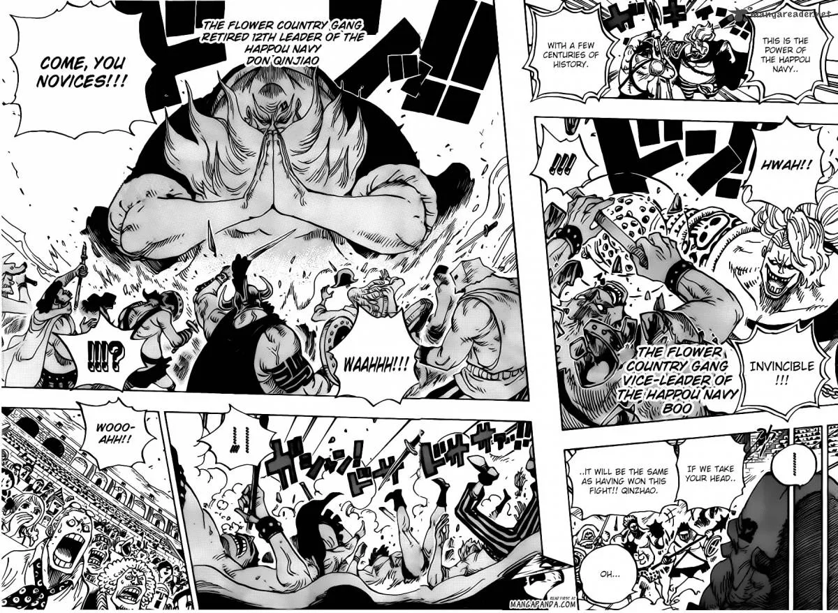 One Piece Chapter 715: Violent Fight In Block C – Page 9