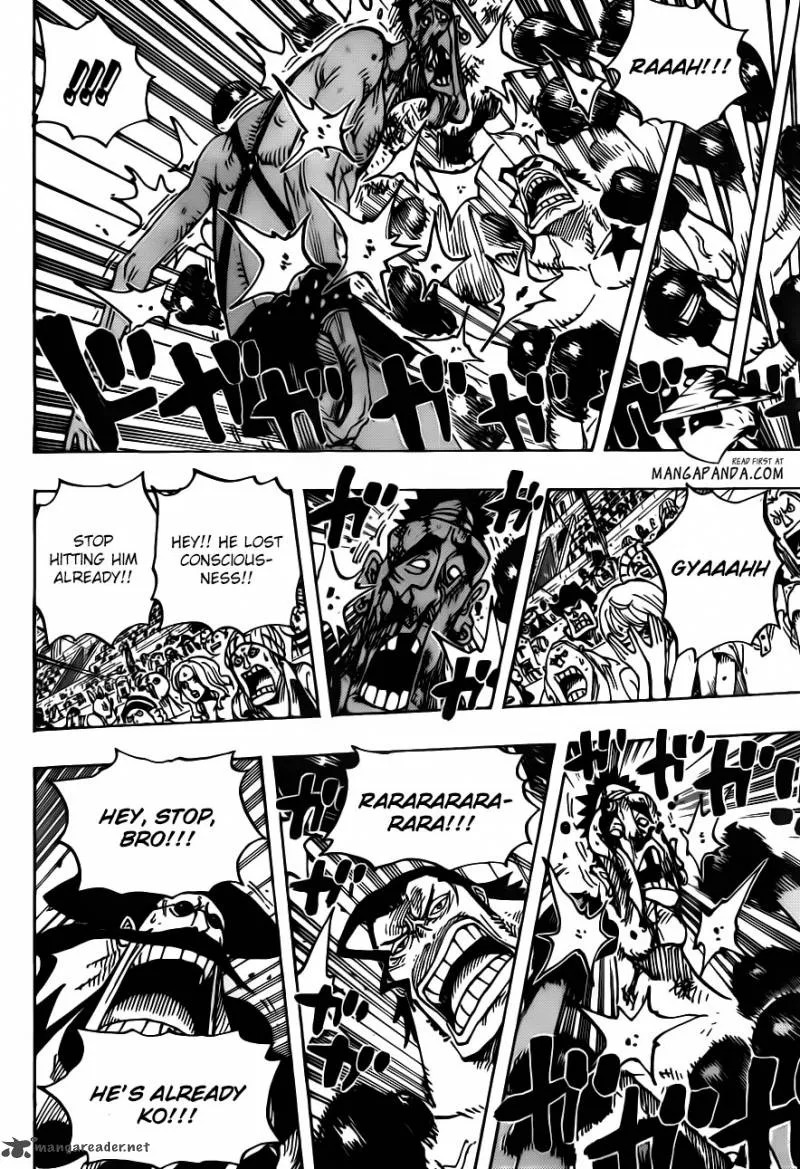 One Piece Chapter 715: Violent Fight In Block C – Page 12