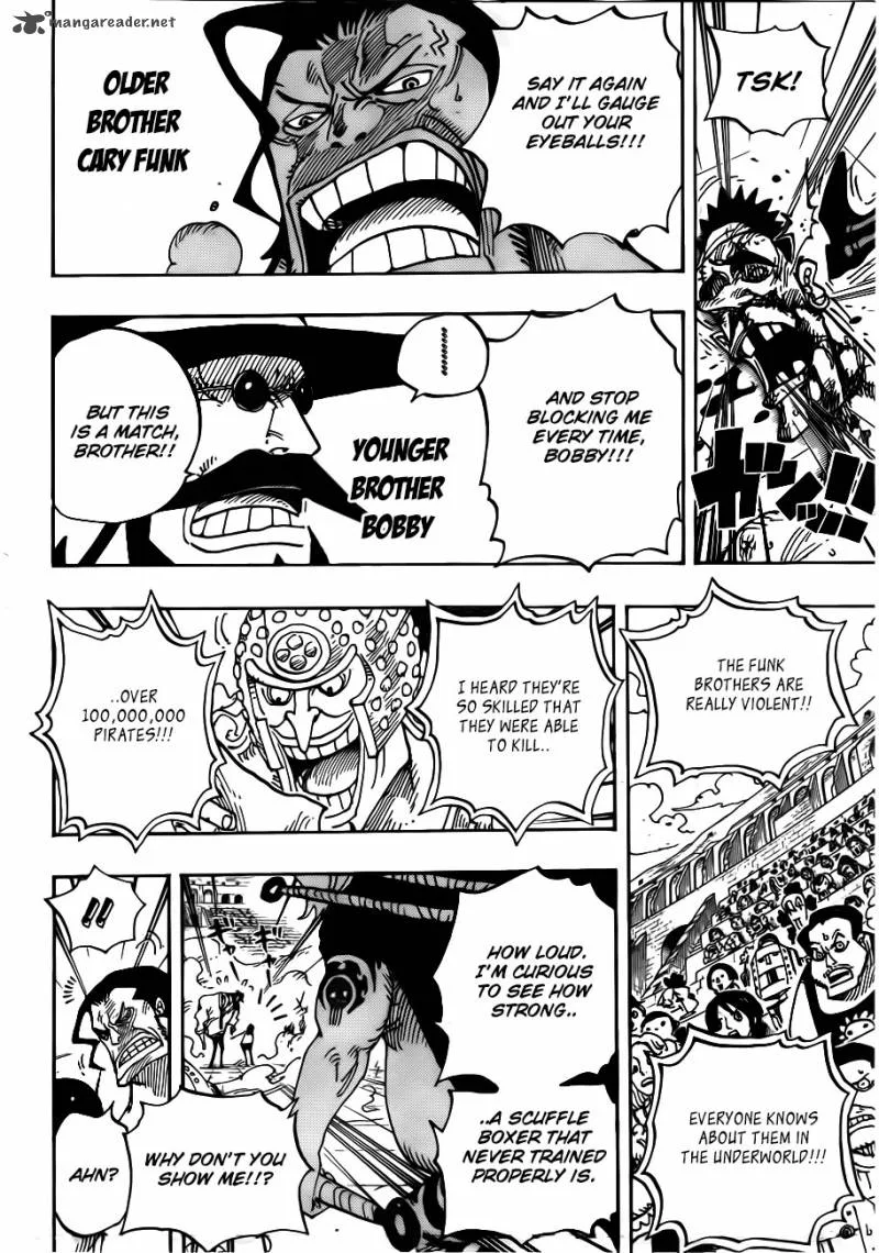 One Piece Chapter 715: Violent Fight In Block C – Page 14