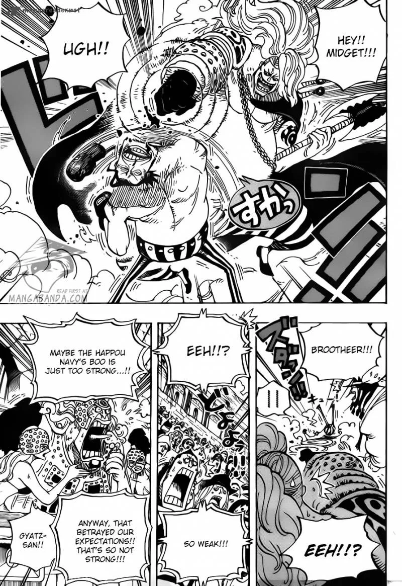 One Piece Chapter 715: Violent Fight In Block C – Page 15