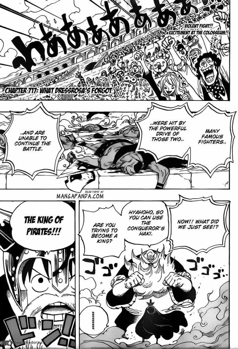One Piece Chapter 717: What Dressrosa's forgot – Page 3