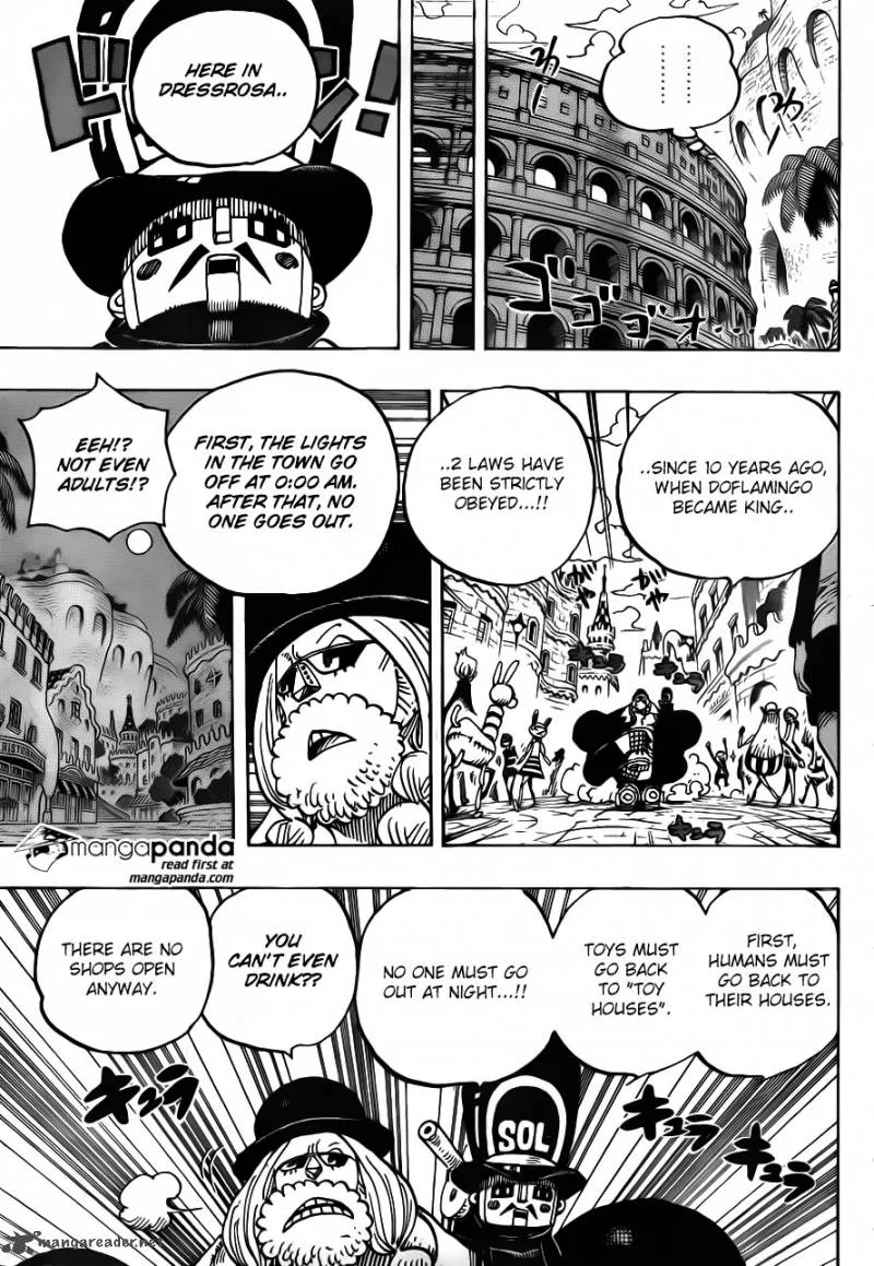 One Piece Chapter 717: What Dressrosa's forgot – Page 9