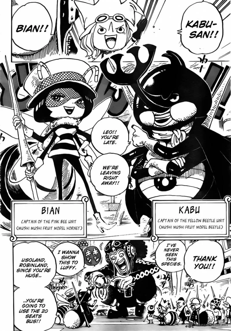 One Piece Chapter 718: The Riku kingdom army of the flower garden – Page 5
