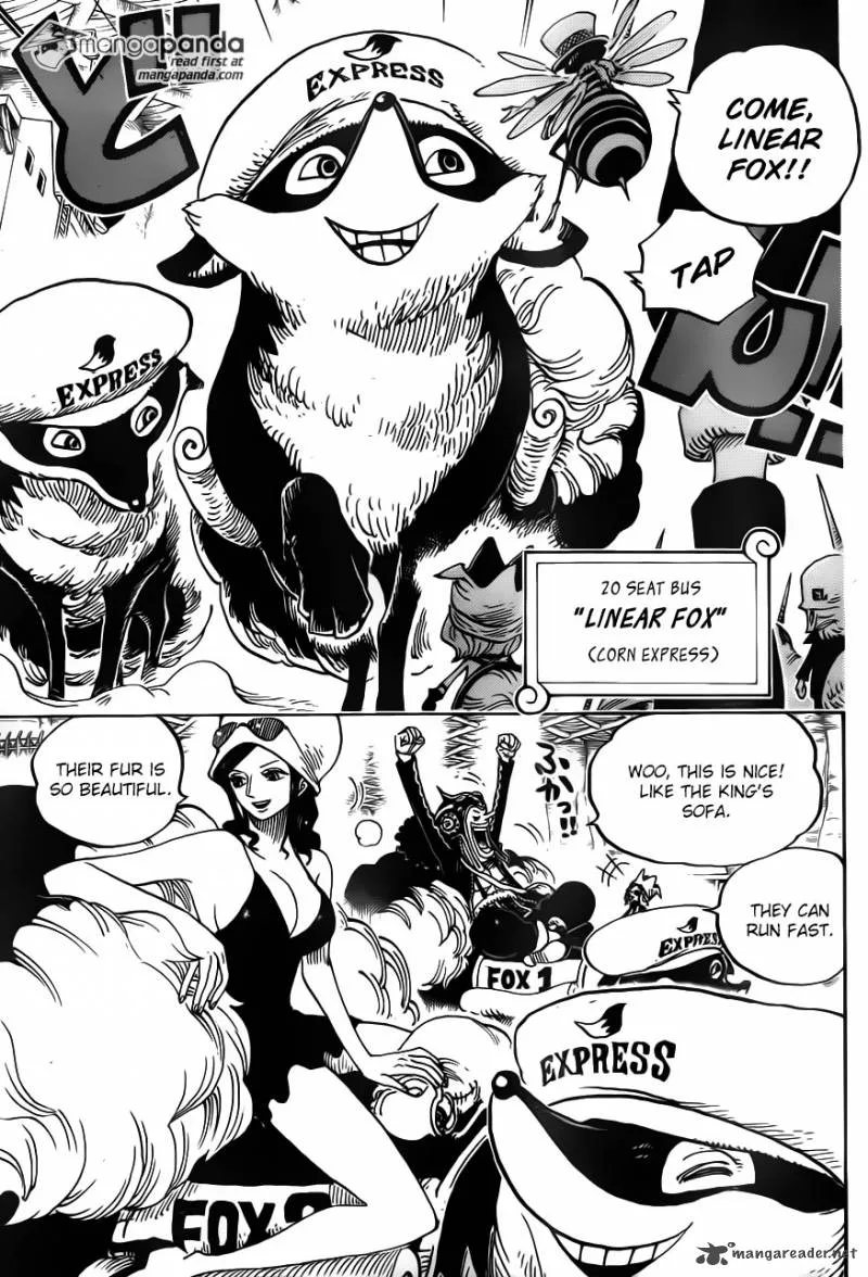 One Piece Chapter 718: The Riku kingdom army of the flower garden – Page 6