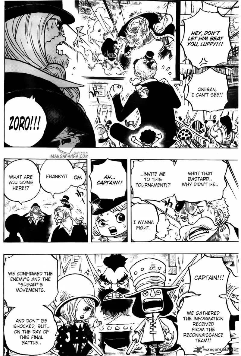 One Piece Chapter 718: The Riku kingdom army of the flower garden – Page 10