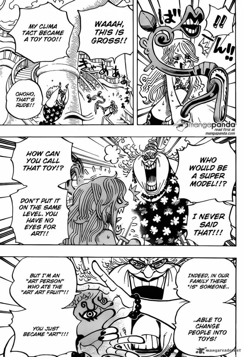 One Piece Chapter 718: The Riku kingdom army of the flower garden – Page 13