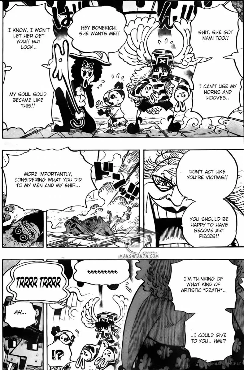 One Piece Chapter 718: The Riku kingdom army of the flower garden – Page 14