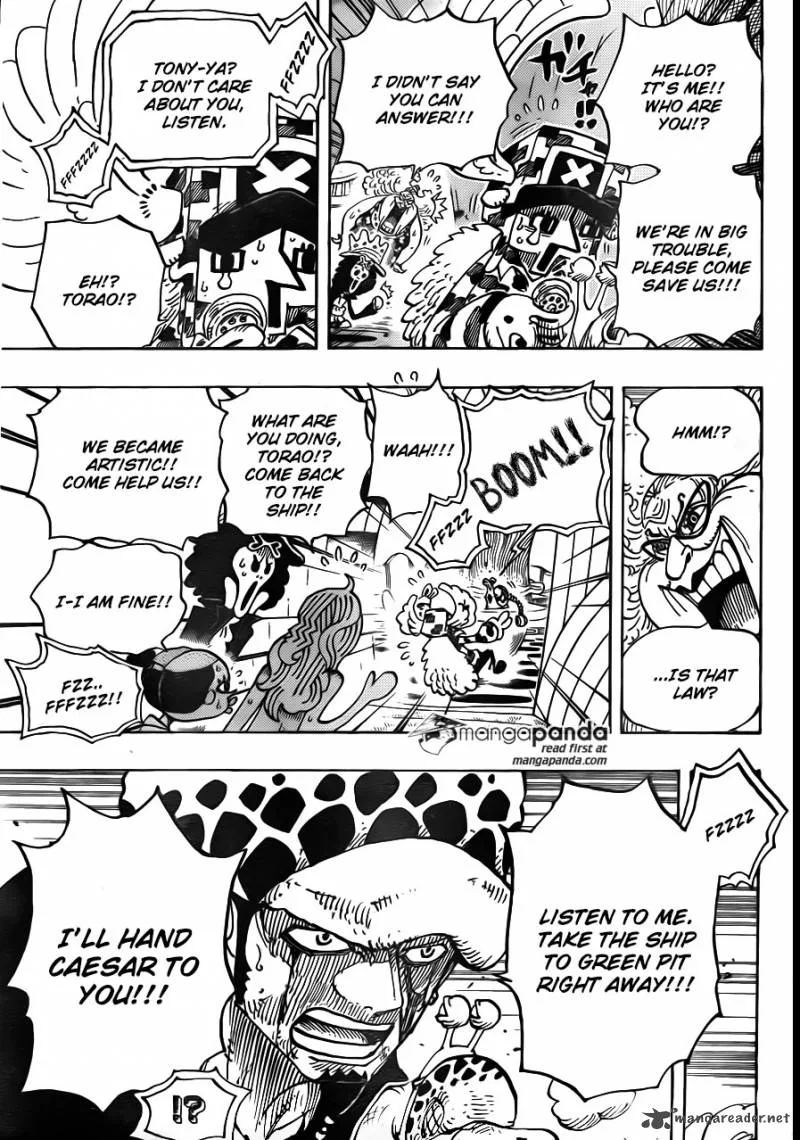 One Piece Chapter 718: The Riku kingdom army of the flower garden – Page 15