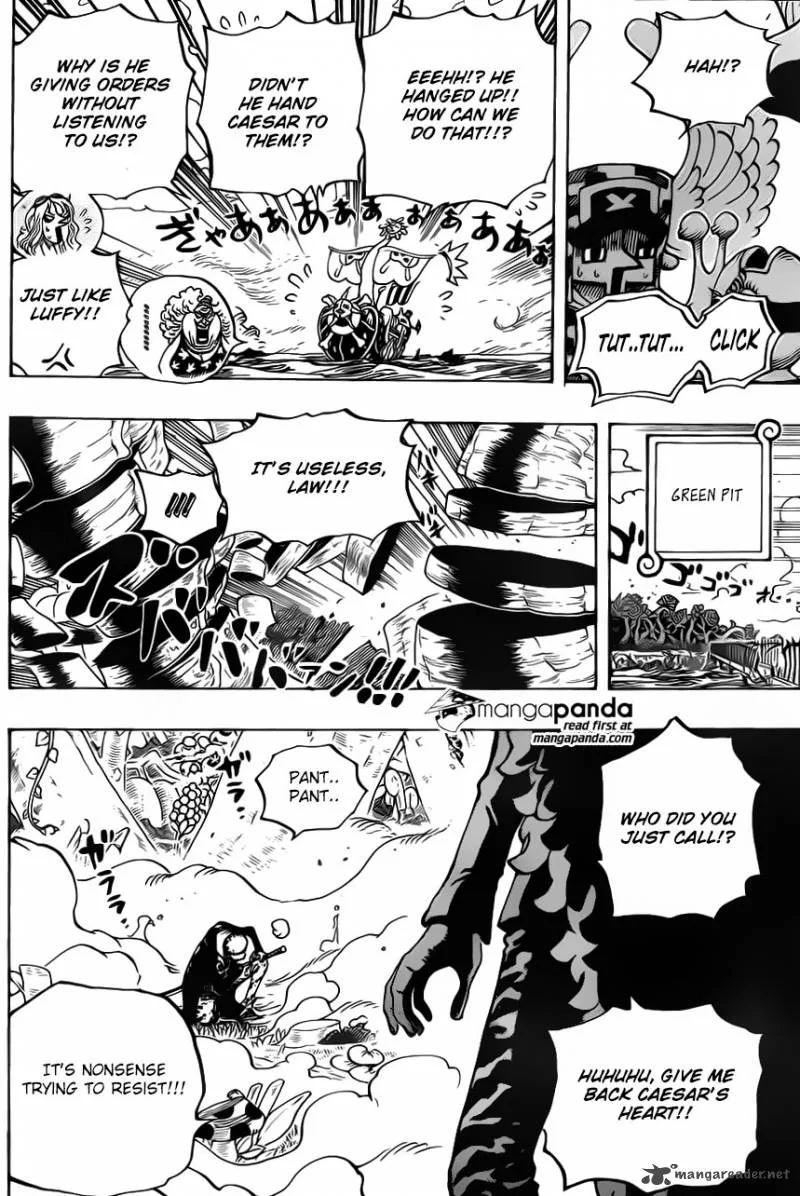 One Piece Chapter 718: The Riku kingdom army of the flower garden – Page 16