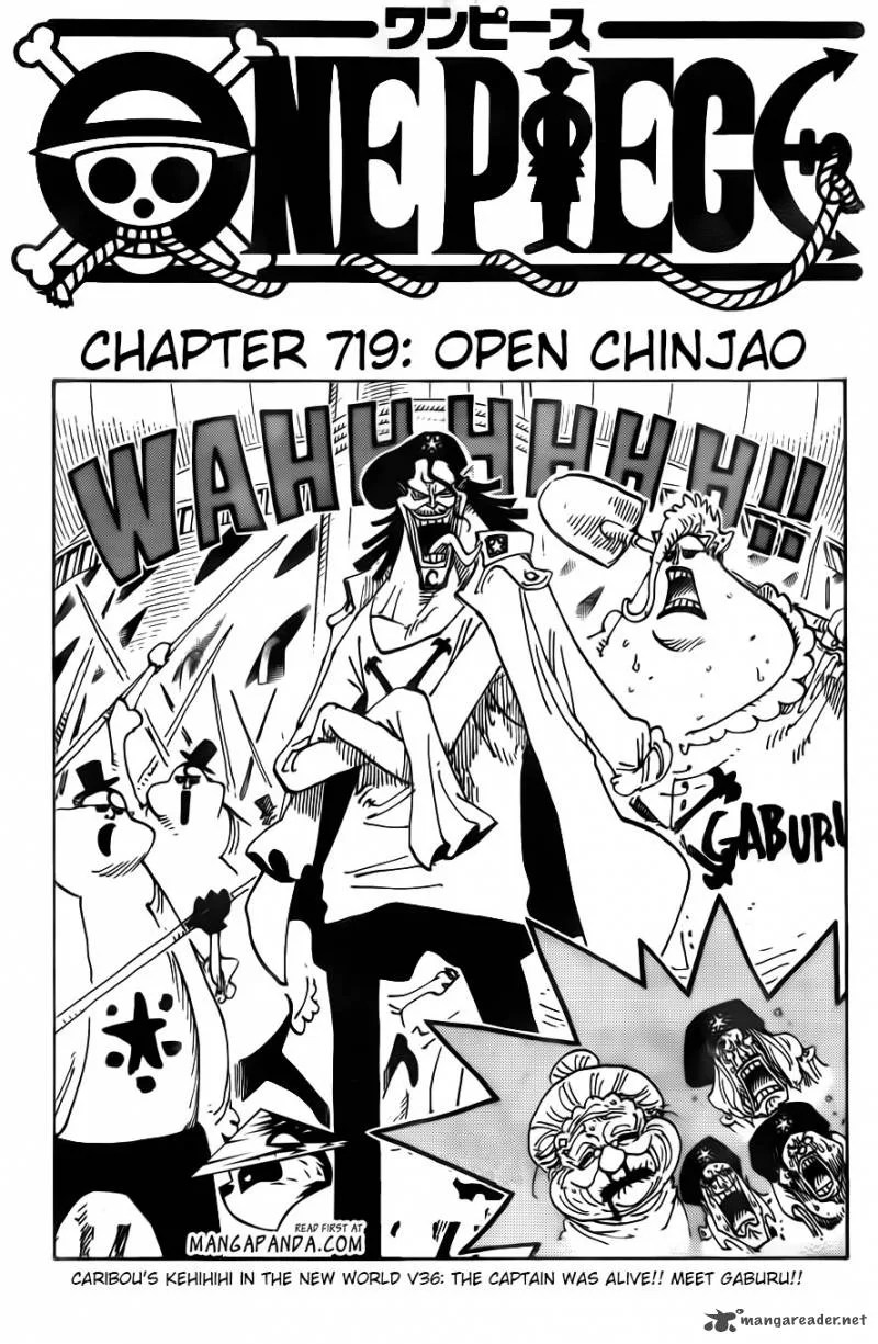 One Piece Chapter 719: Open, Chinjao! – Page 3