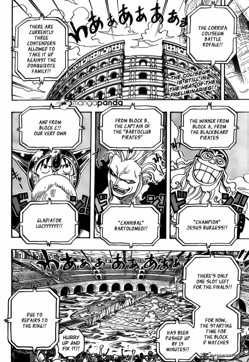 One Piece Chapter 720: Convict Gladiators. – Page 4