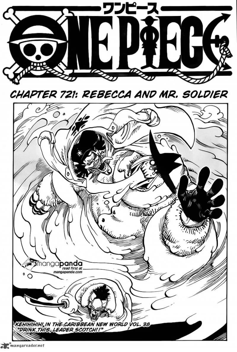 One Piece Chapter 721: Rebecca and Mr. Soldier – Page 3