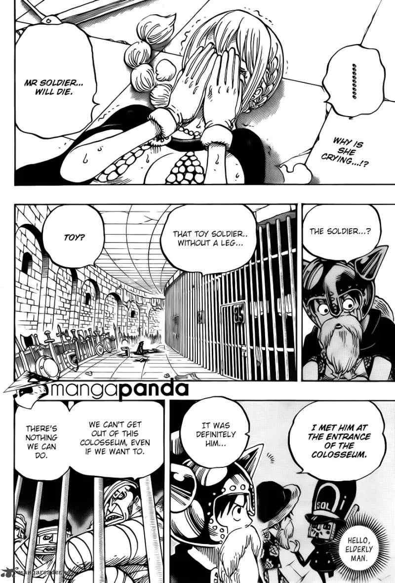 One Piece Chapter 721: Rebecca and Mr. Soldier – Page 4