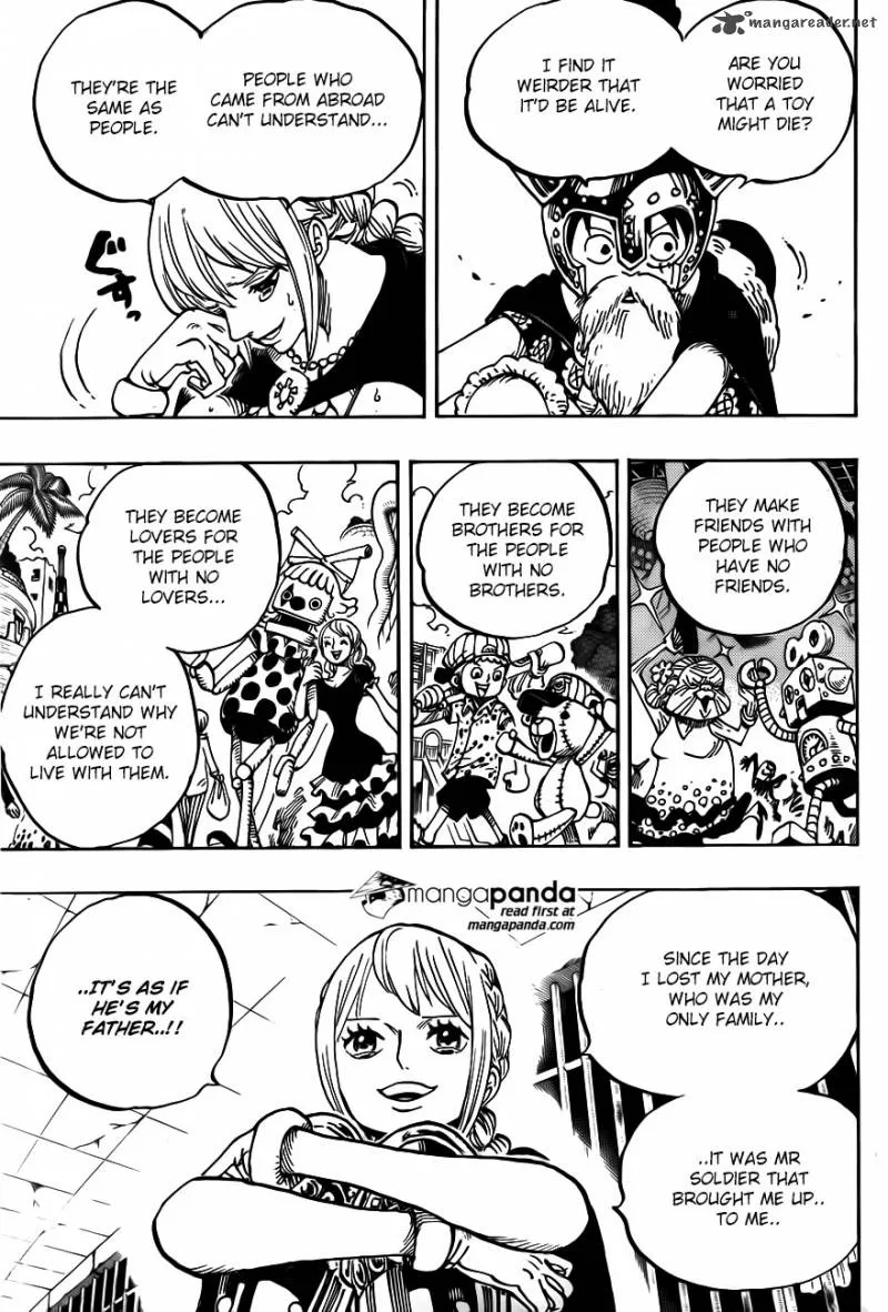 One Piece Chapter 721: Rebecca and Mr. Soldier – Page 5