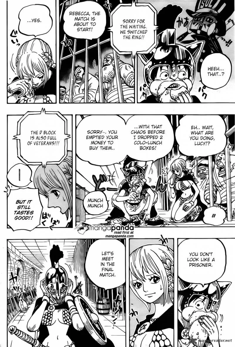 One Piece Chapter 721: Rebecca and Mr. Soldier – Page 6