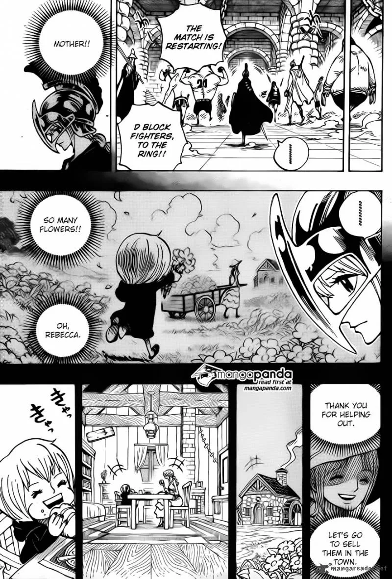 One Piece Chapter 721: Rebecca and Mr. Soldier – Page 7