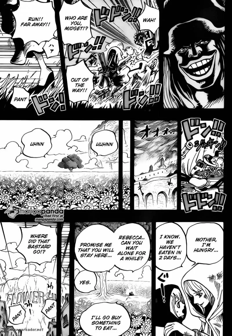One Piece Chapter 721: Rebecca and Mr. Soldier – Page 9