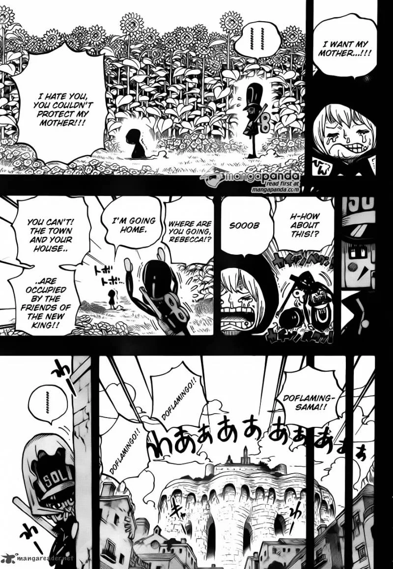 One Piece Chapter 721: Rebecca and Mr. Soldier – Page 13