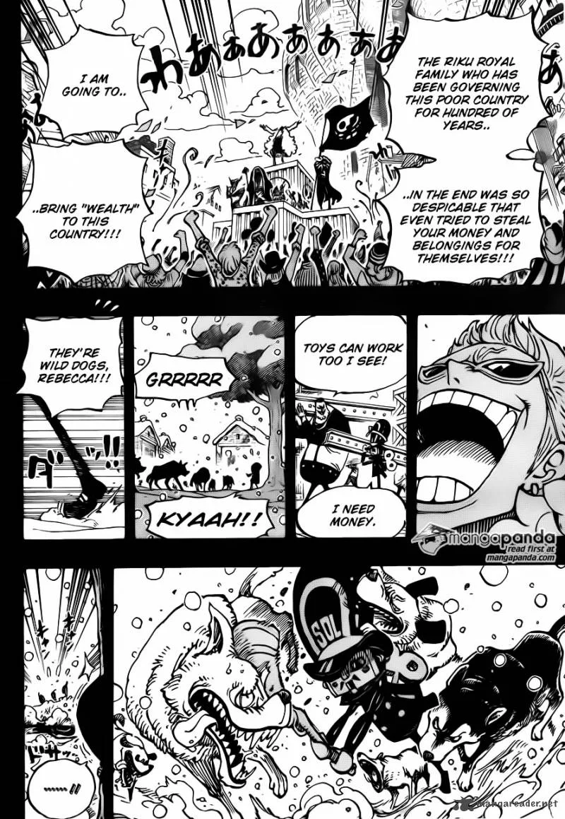 One Piece Chapter 721: Rebecca and Mr. Soldier – Page 14