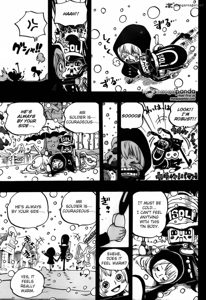One Piece Chapter 721: Rebecca and Mr. Soldier – Page 15