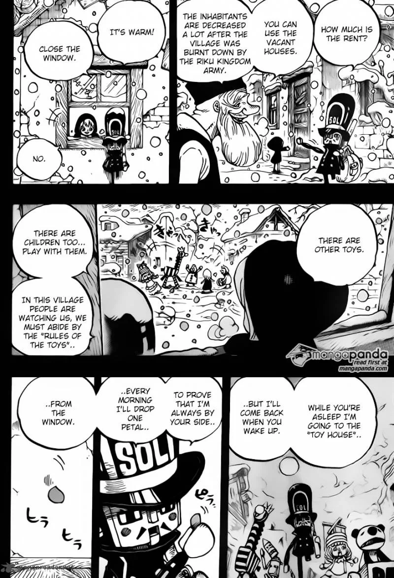 One Piece Chapter 721: Rebecca and Mr. Soldier – Page 16
