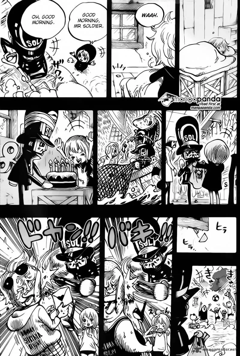 One Piece Chapter 721: Rebecca and Mr. Soldier – Page 17