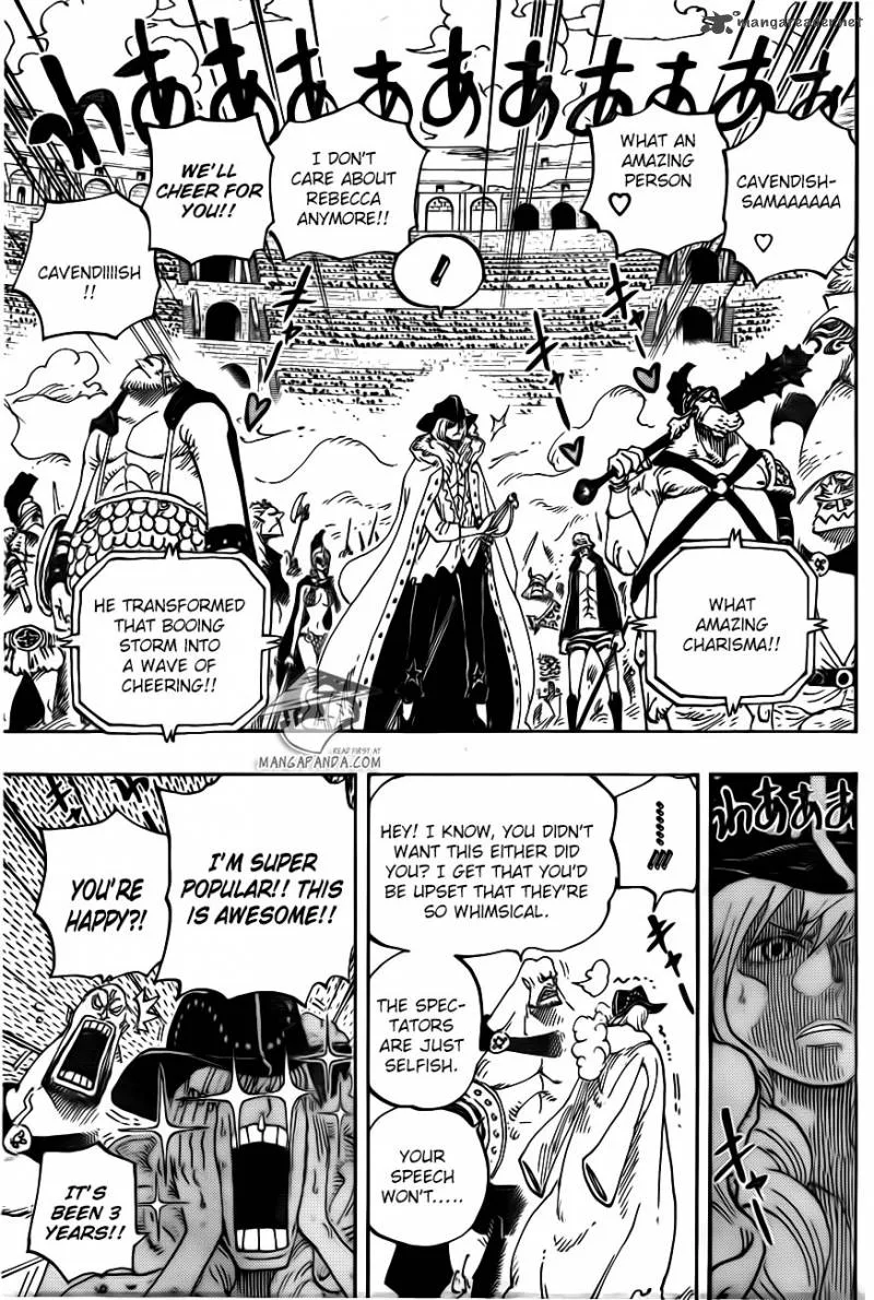 One Piece Chapter 722: The royal bloodline. – Page 9