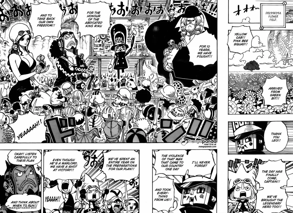 One Piece Chapter 722: The royal bloodline. – Page 12