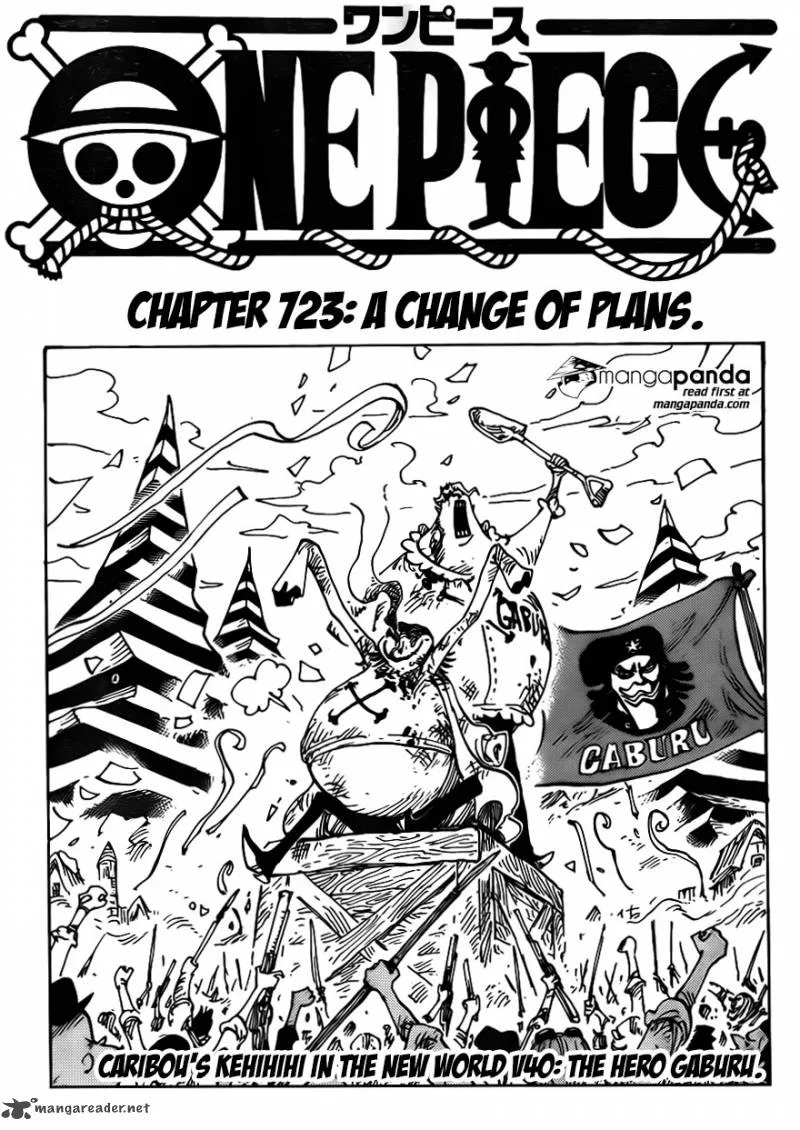One Piece Chapter 723: A change of plans. – Page 3