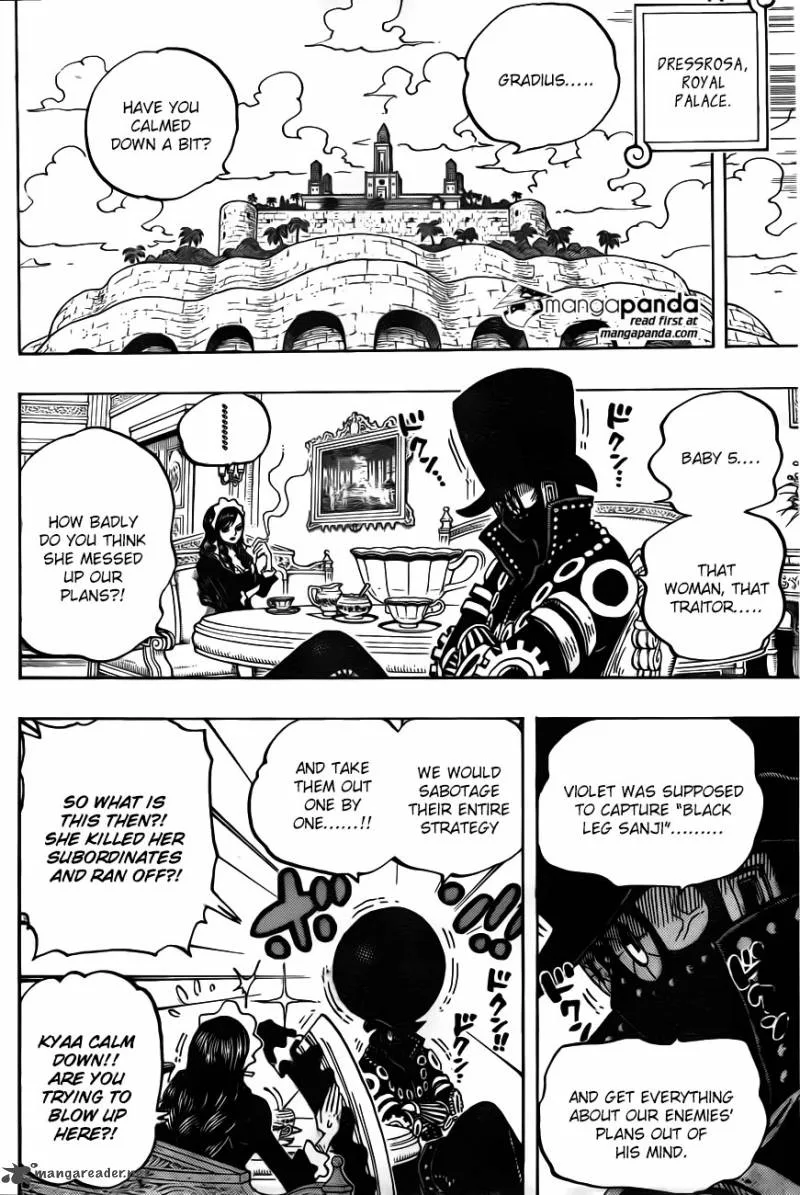 One Piece Chapter 723: A change of plans. – Page 6