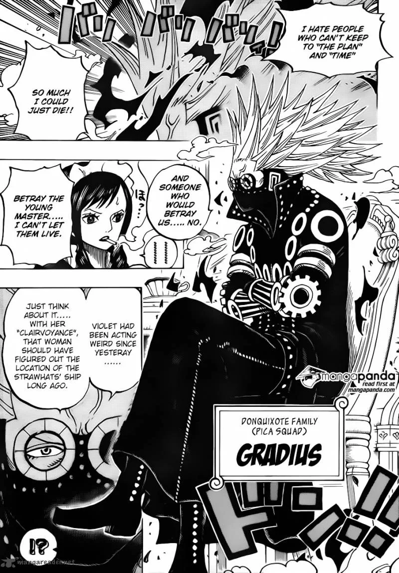 One Piece Chapter 723: A change of plans. – Page 7