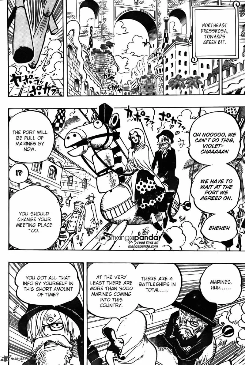 One Piece Chapter 723: A change of plans. – Page 8