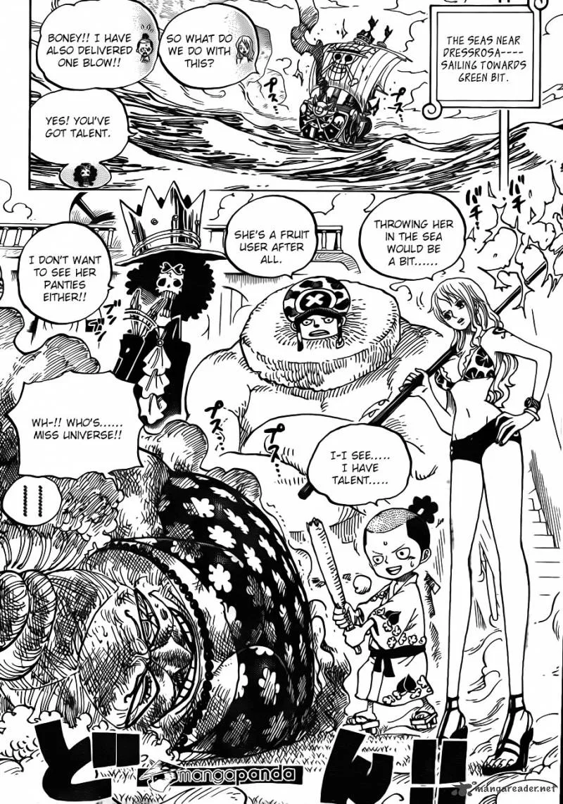 One Piece Chapter 723: A change of plans. – Page 10