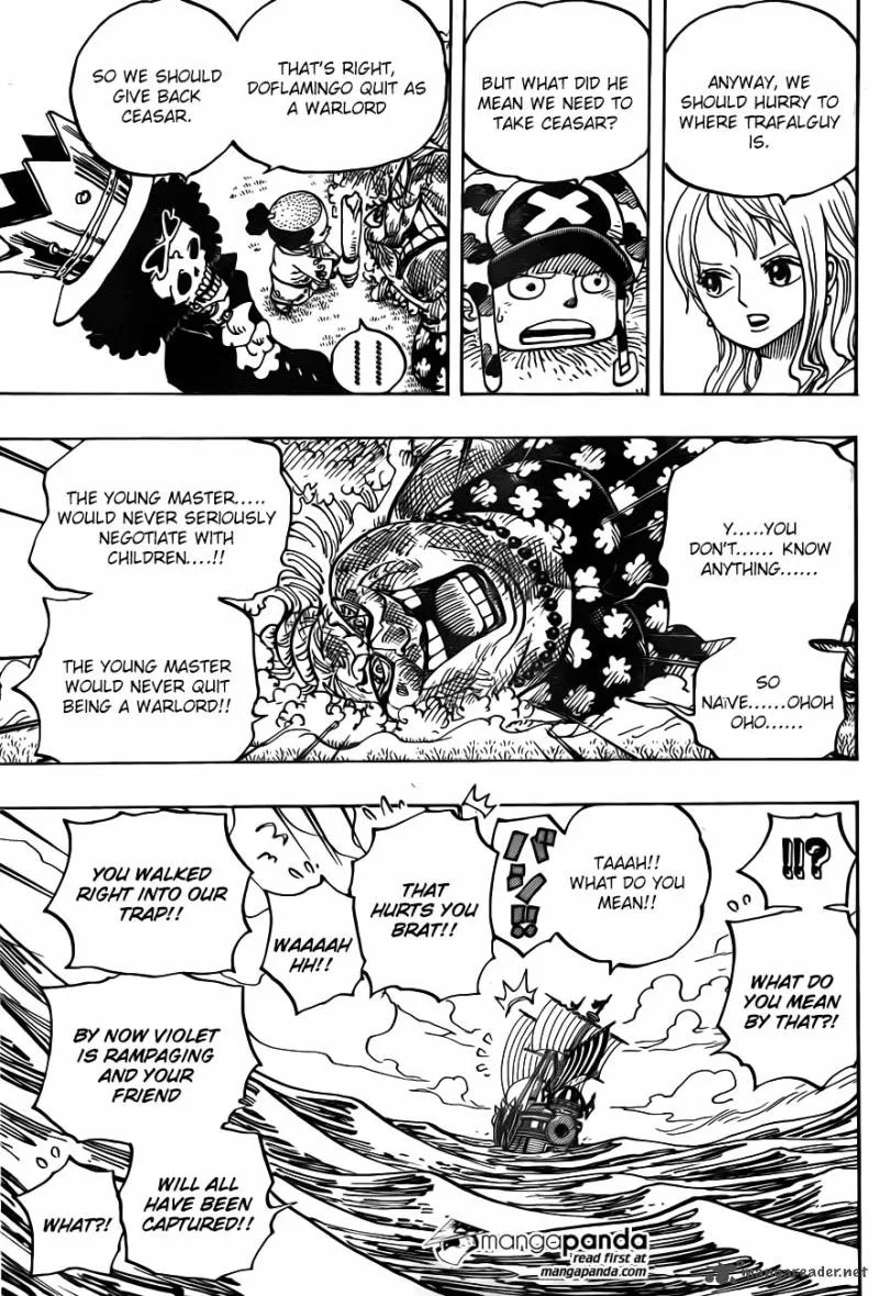 One Piece Chapter 723: A change of plans. – Page 11